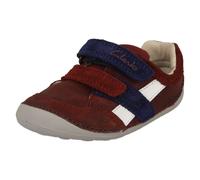 Clarks Boys Casual Cruisers Tiny Zakk Scarpe Casual In Pelle con Strappo