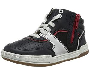 Clarks Boy's Fawn Peak K Sneaker, Navig Leather, 5.5 UK Child