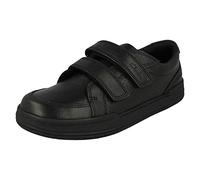 Clarks Boy's Fawn Strap K Sneaker, Cuoio Nero, 11 UK Child