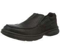 Clarks Bradley Free, Mocassini Uomo, Black Tumbled Leather, 45 EU