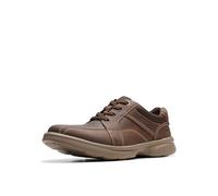 Clarks Bradley Passeggiata, Oxford Uomo, Pelle di Cera d'api, 40 EU Larga