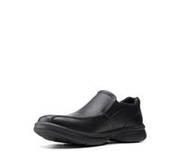 Clarks Bradley Step Black Tumbled Leather 8 D (M)
