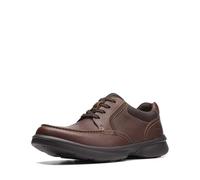 Clarks Bradley Vibe Oxford da Uomo, Marrone Chiaro burattato, 42.5 EU Wide