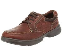 Clarks Bradley Vibe, Scarpe da Ginnastica, Uomo, Marrone (Pelle Tan Tumbled.), 43 EU