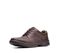 Clarks Passeggiata Bradley, Oxford Uomo, Pelle Martellata Marrone, 42.5 EU