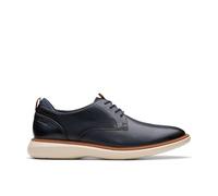 Clarks Brantin Plain Uomo, Pelle Blu Navy, 42 EU