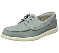 Clarks Bratton Boat, Scarpe da Barca Uomo, Aqua Nubuck, 39.5 EU Stretta