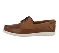 Clarks Bratton Boat, Scarpe da Barca Uomo, Dark Tan, 45 EU
