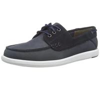 Clarks Bratton Boat, Scarpe da Barca Uomo, Nabuk Blu Navy, 41 EU