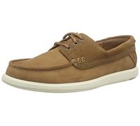 Clarks Bratton Boat, Scarpe da Barca Uomo, Nubuck Marrone Scuro, 42 EU
