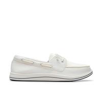 Clarks Breeze Edge Donna, Tessuto bianco, 8.5