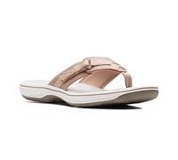 Clarks Breeze Sea, Infradito Donna, Tortora, 38 EU