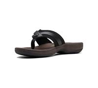 Clarks Breeze Sea V2, Infradito Donna, Suola Nera Sintetica Marrone, 39 EU