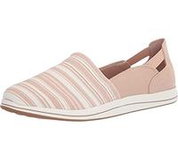 Clarks Breeze Shore, Ciabatte Donna, Tela Color Tortora, 38 EU