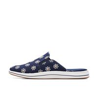 Clarks Breeze Shore Mule Donna, Tela Floreale Navy, 37 EU