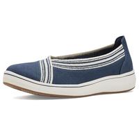 Clarks BreezeSky Air Cloudsteppers mocassini da donna, Tessile Navy, 8 Wide