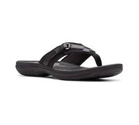 Clarks Brezza Mare Flipflop da donna, Edizione Limitata Nero Nero, 38 EU