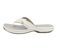 Clarks Brinkley Sea, Infradito Donna, White Synthetic, 41 EU