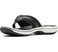 Clarks Brinkley Sea, Infradito Donna, Black Synthetic, 38 EU