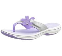 Clarks Brinkleyarlak, Flip-Flop, Silver Combi, 29.5 EU