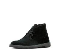 Clarks Bushacre 2, Scarpe Chukka Uomo, Camoscio Nero, 48 EU