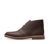 Clarks Bushacre 2, Scarpe Chukka Uomo, Marrone Scuro, 45 EU Larga