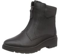 Clarks Calla Zip, Stivali alla Moda Donna, Pelle Nera, 38 EU