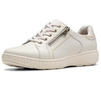 Clarks Caroline Janna Sneaker da donna, bianco, 42.5 EU Weit