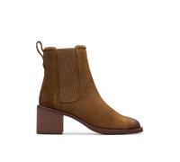 Clarks Top Chamberly, Stivali Chelsea Donna, Pelle Scamosciata Noce, 38.5 EU
