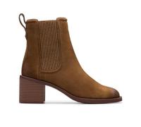 Clarks Chamberly Top Womens Walnut Suede, 8
