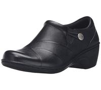 Clarks Channing Ann, Mocassino da infilare Donna, Pelle Nera, 39.5 EU