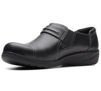 Clarks Cheyn Madi, Mocassino Donna, Pelle Nera, 37 EU