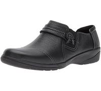 Clarks Cheyn Madi - Scarpe Basse da Donna, Black Tumbled, 40 EU