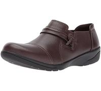 Clarks Cheyn Madi, Mocassino Donna, Pelle Marrone Scuro, 40 EU