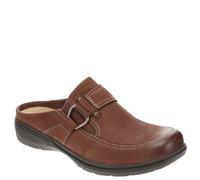 Clarks Ciabatta da donna Carleigh Viola, Marrone chiaro britannico., 9 Narrow