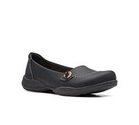 Clarks Ciabatte da Donna Roseville Sky, Pelle Nera., 37 EU