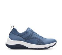 Clarks Circuit Tie, Scarpe da Ginnastica Donna, Denim Blue Knit, 35.5 EU