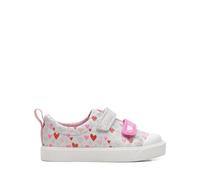 Clarks City Bright T., Scarpe da Ginnastica Bambine e ragazze, Beige, 21 EU