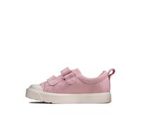 Clarks City Bright T, Scarpe da Ginnastica Basse Bambini e ragazzi, Rosa (Pink Canvas), 20.5 EU