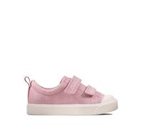 Clarks City Bright T, Sneaker Unisex-Bambini, Rosa Pink Canvas, 24 EU