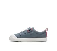 Clarks City Vibe K, Scarpe da Ginnastica Basse Bambine e ragazze, Blue Floral Txt, 25.5 EU