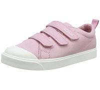 Clarks City Vibe K, Scarpe da Ginnastica Basse Bambine e Ragazze, Pink Canvas, 30 EU