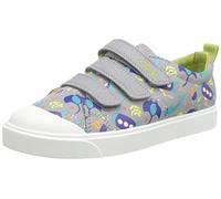 Clarks City Vibe K, Scarpe da Ginnastica Basse, Bambini e ragazzi, Grigio Combi, 31 EU Larga