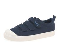 Clarks City Vibe K, Scarpe da Ginnastica Basse Bambini e ragazzi, Navy Canvas, 33 EU