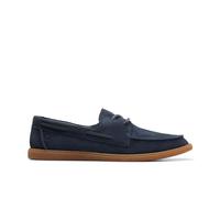 Clarks Clarkbay Go, Uomo, Camoscio Blu Navy, 43 EU
