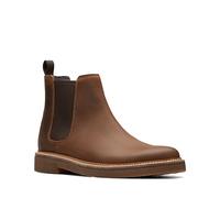 Clarks Clarkdale Easy Chelsea - Stivali da uomo, Pelle di cera d'api., 44 EU