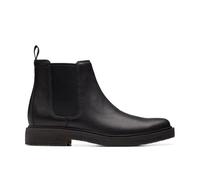 Clarks Clarkdale Easy Chelsea - Stivali da uomo, Pelle nera, 44 EU