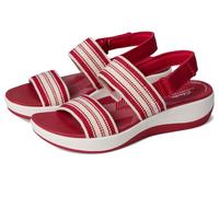 Clarks CloudSteppers Women's Arla Stroll Sandal, Cherry, 8 M US