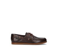 CLARKS CORE CHARMOUTH LACE Scarpa barca uomo marrone in pelle 40