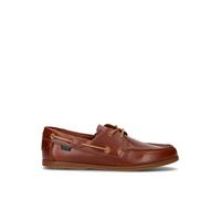 CLARKS CORE CHARMOUTH LACE Scarpa barca uomo marrone in pelle 44 ½
